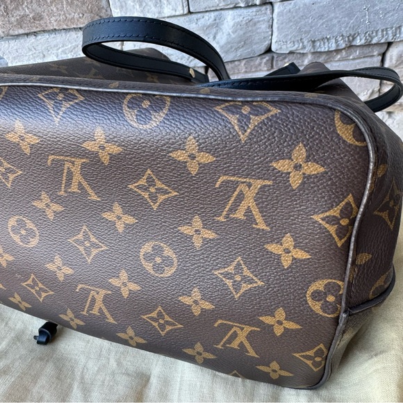 SOLD Louis Vuitton Monogram Neonoe MM Black Bucket Bag - Picture 11 of 14